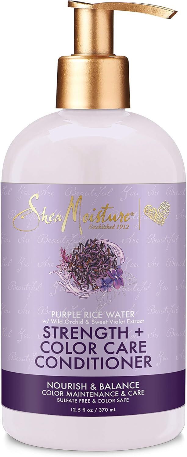 Shea Moisture Purple Rice Water Strength + Color Care Conditioner 370ml 1260 Gram V563-764302315896