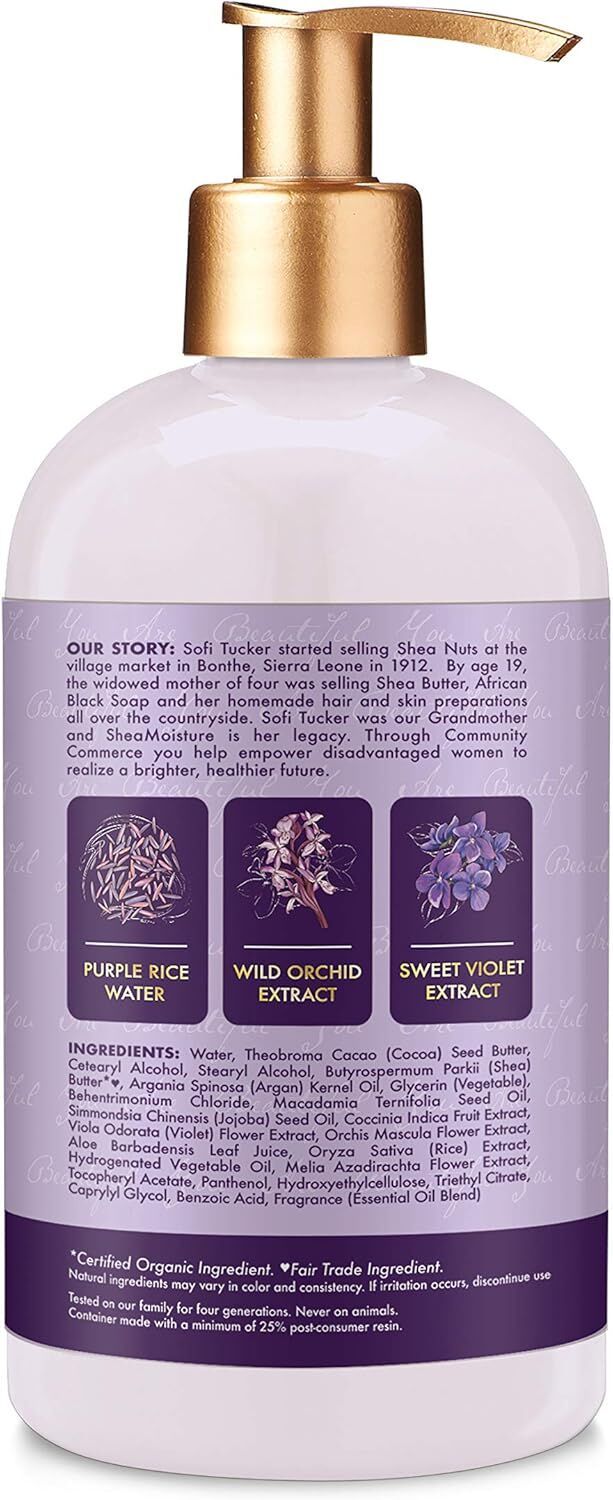 Shea Moisture Purple Rice Water Strength + Color Care Conditioner 370ml 1260 Gram V563-764302315896