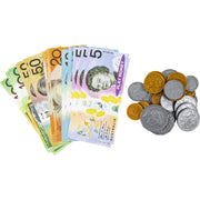 44pcs Australian Play Money Coins & Notes Maths Pretend Shopping V563-784-20101