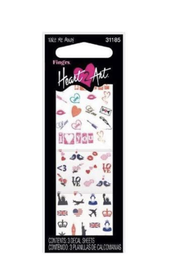 Fing'rs Pk3 Heart 2 Art Nail Art Stickers 101 31185 (Carded) V563-79181311854