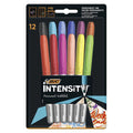BiC Intensity Permanent Markers - 1 Pack of 12 - Assorted Colours V563-79416