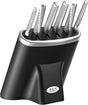 Global Zeitaku 7-Piece Japanese Knife Block Set Made in Japan in Black V563-79599