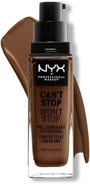 NYX Professional Makeup Can't Stop Won't Stop Full Coverage Liquid Foundation - 22 Deep Cool V563-800897181123