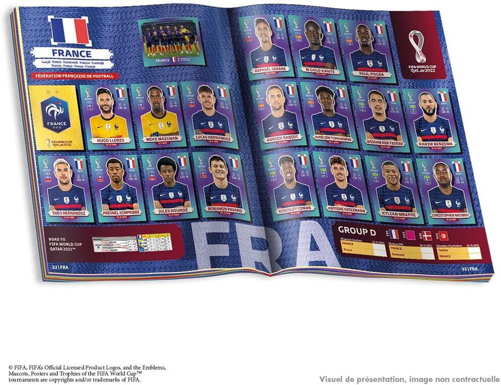 Panini 2022 FIFA World Cup Soccer Football Qatar Sticker Starter Pack V563-8018190028904