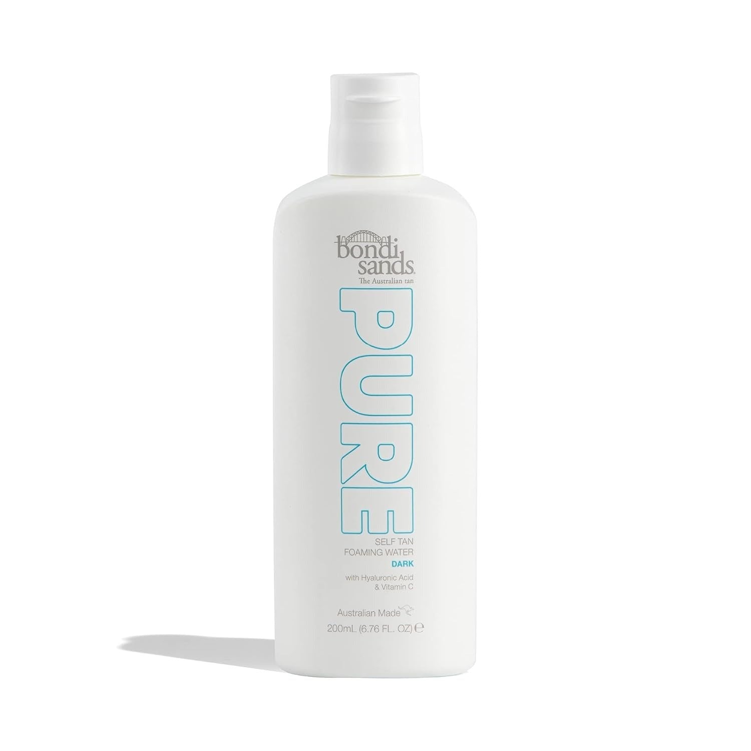 Bondi Sands 200m L Pure Self Tanning Foaming Water w/ Hyaluronic Acid Vegan V563-810020170566