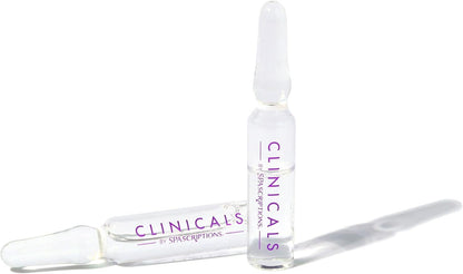 Spascriptions Clinicals Resurfacing Serum Ampoules 7-Pack 2.8ml Each Niacinamide Glycolic Acid PHAs Youthful V563-814655036976