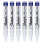 6x Sharpie Oil-Based Paint Markers in White Medium Point V563-81971-1PK_6X