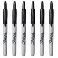 6x Sharpie Fine Point Retractable Permanent Markers - Black V563-81973-1PK_6X