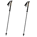 2x Telescopic Adjustable Hiking Pole Folding Walking Stick Adjustable Trekking 105cm - 125cm V563-82716-2PCS