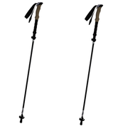 2x Telescopic Adjustable Hiking Pole Folding Walking Stick Adjustable Trekking 105cm - 125cm V563-82716-2PCS