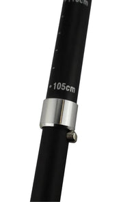 2x Telescopic Adjustable Hiking Pole Folding Walking Stick Adjustable Trekking 105cm - 125cm V563-82716-2PCS
