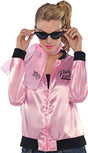 3x Grease Pink Ladies Party Costume Jacket Sandy Rizzo 50s Satin Shirt Halloween - Officially Licensed V563-840568_56-3PCS