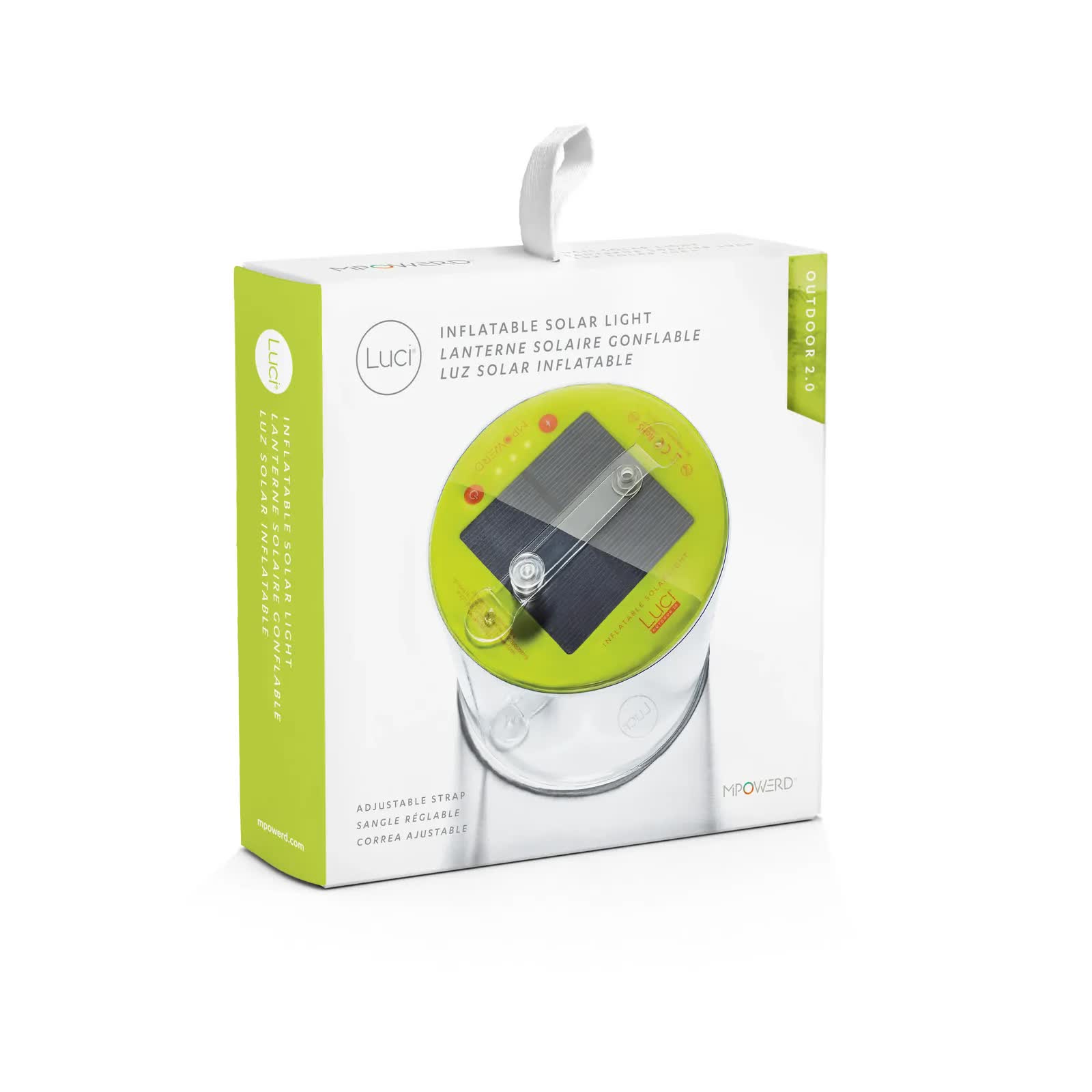 MPOWERD Luci Outdoor 2.0 Solar Light Lantern Camping Hiking V563-855941004651