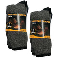 6 Pairs Mens THERMAL HEATED SOCKS Warm Winter Comfort Mens Work Size UK 7-11 V563-8590020100092-2PK_6PAIRS