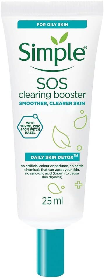 Simple 25ml SOS Clearing Booster Long Lasting Shine & Blemish Control V563-8710447473832