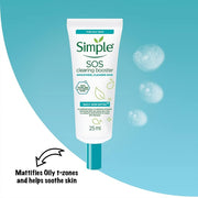 Simple 25ml SOS Clearing Booster Long Lasting Shine & Blemish Control V563-8710447473832