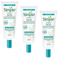 3x Simple 25ml SOS Clearing Booster Long Lasting Shine & Blemish Control V563-8710447473832_3X