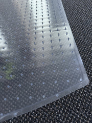Marbig Office Chair Mat Carpet Protector PVC Protection - 124cm (L) x 99cm (W) V563-87240