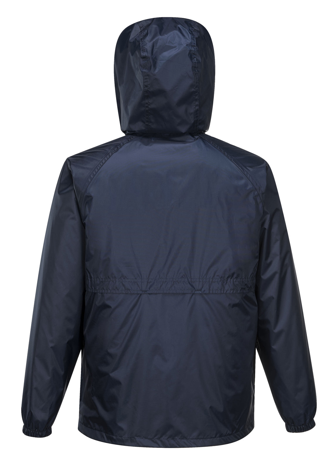 HUSKI STRATUS RAIN JACKET Waterproof Workwear Concealed Hood Windproof Packable - Navy Blue - M V563-918032-STRATUS-NAVYBLU-M