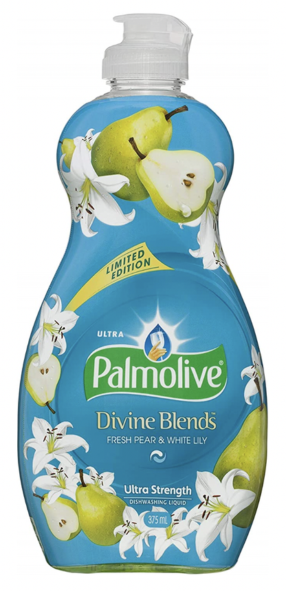 Palmolive Dishwashing Liquid Ultra Divine Blends 375ml - Fresh Pear & White Lily V563-9300632086290