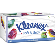 Kleenex Soft & Thick 3 Ply Facial Tissues 1 Pack of 95 V563-9310088013191