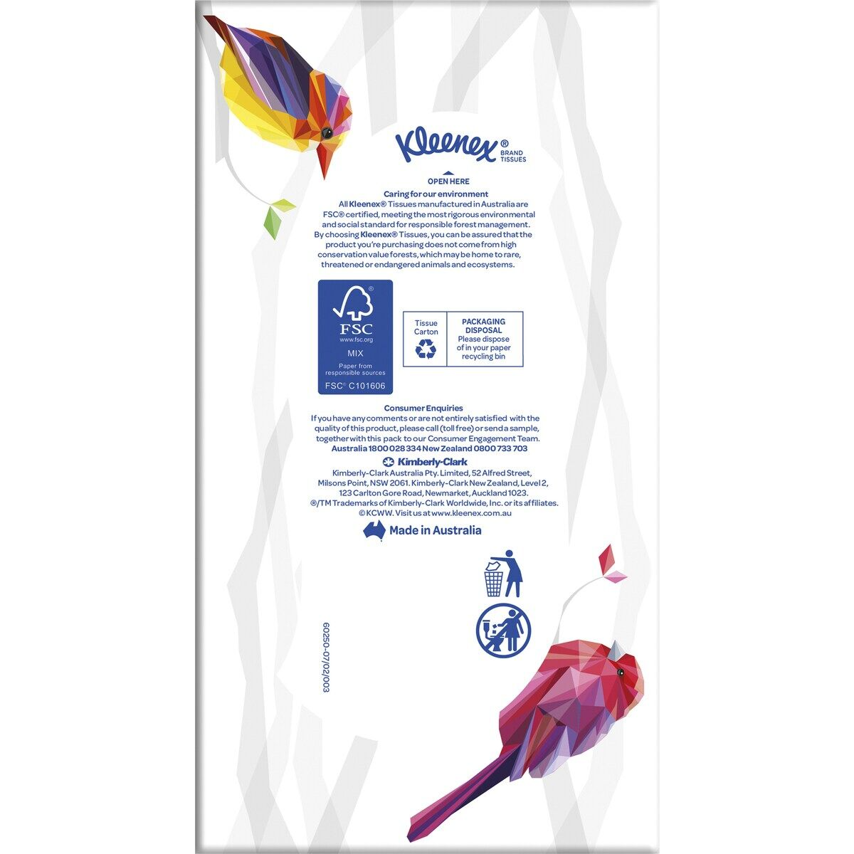 Kleenex Soft & Thick 3 Ply Facial Tissues 1 Pack of 95 V563-9310088013191