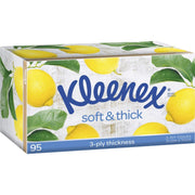Kleenex Soft & Thick 3 Ply Facial Tissues 1 Pack of 95 V563-9310088013191
