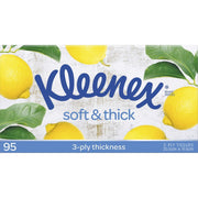 Kleenex Soft & Thick 3 Ply Facial Tissues 1 Pack of 95 V563-9310088013191
