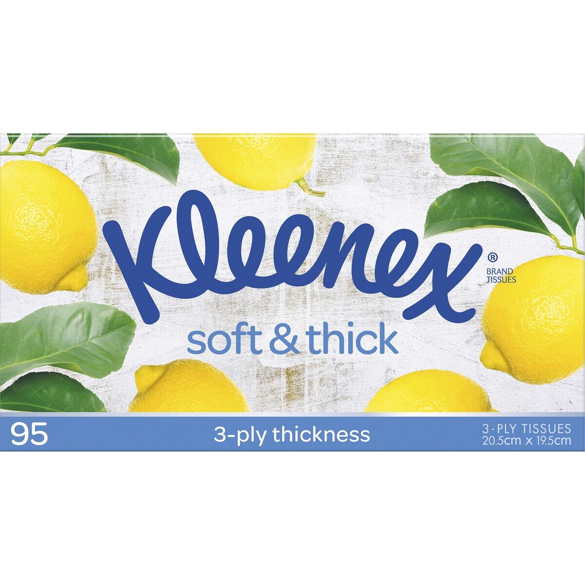 Kleenex Soft & Thick 3 Ply Facial Tissues 1 Pack of 95 V563-9310088013191