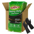 96 Pairs Sabco Heavy Duty Latex Gloves w/ Cotton Lining - Large Size Bulk (1 Carton) V563-9310205800567-96PCS