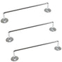 3x 460mm Chrome Tea Towel Rail Stainless Steel Holder Rack V563-9310346000468-3PCS