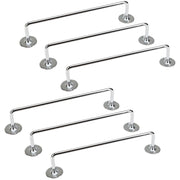 6x 460mm Chrome Tea Towel Rail Stainless Steel Holder Rack V563-9310346000468-6PCS