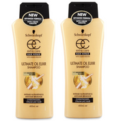 2x Schwarzkopf 400ml Extra Hair Care Shampoo Ultimate Oil Elixir V563-9310714214930-2PCS