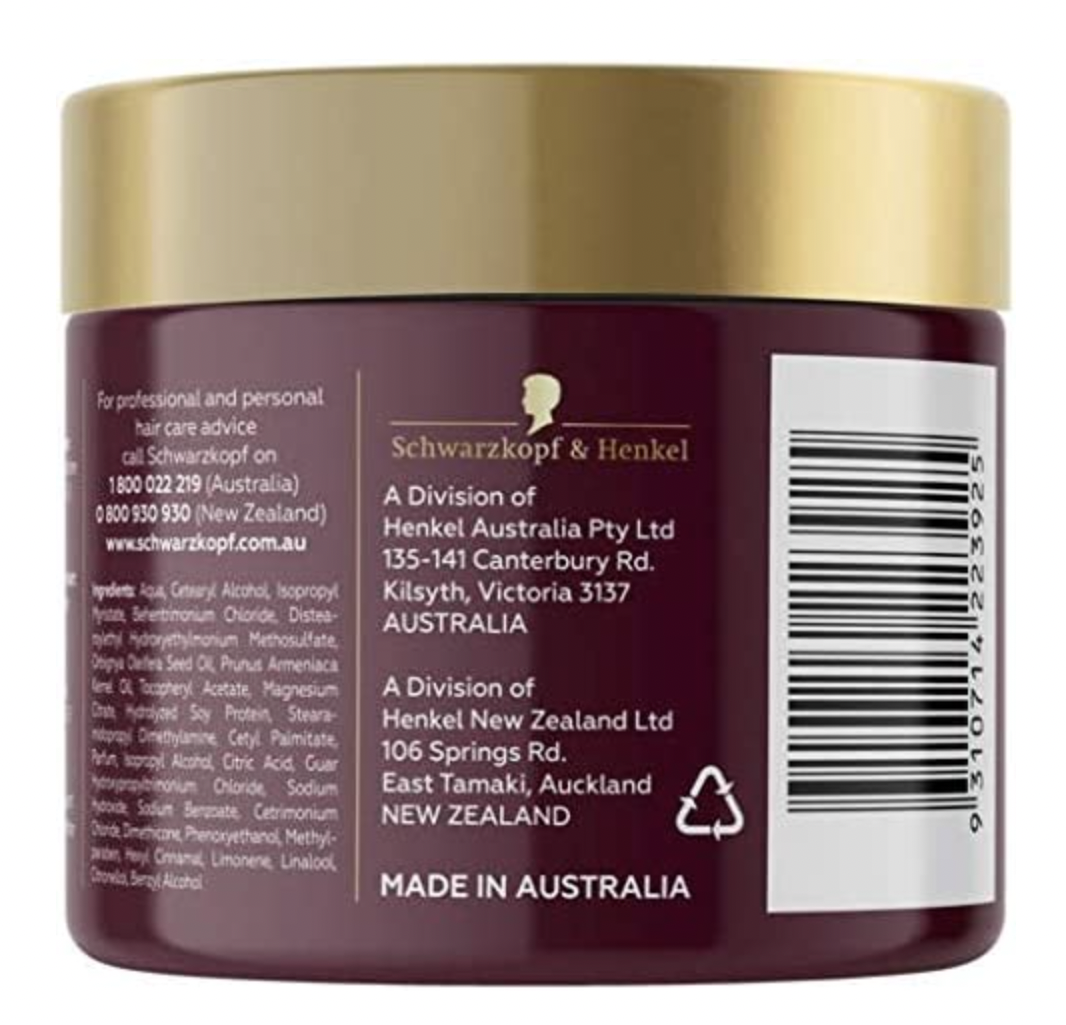 Schwarzkopf Bio-Tech 4-in-1 Colour Treatment Protein Babassu Seed Oil 250ml V563-9310714223925