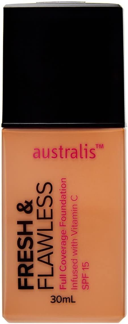 Australis Fresh & Flawless Full Coverage Foundation SPF 15 - Sunkissed V563-9312658625476