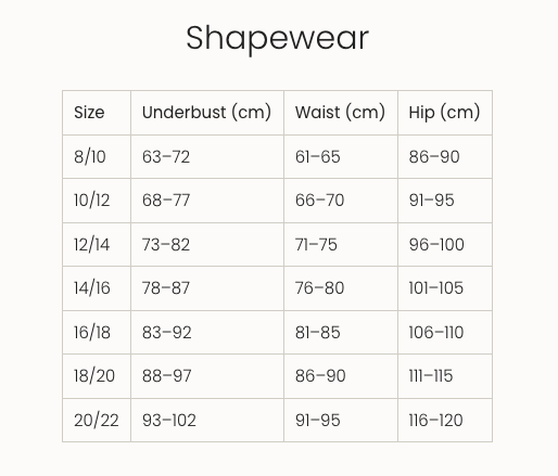 Ambra BodySculpt Long Control Shorts in Black (Size 10-12) - (Slimming Shapewear)