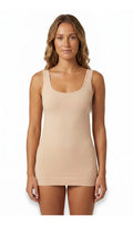 Ambra Seamfree Featherlight Underbust Slip Singlet Top in Nude - 14-16 V563-9315731282641