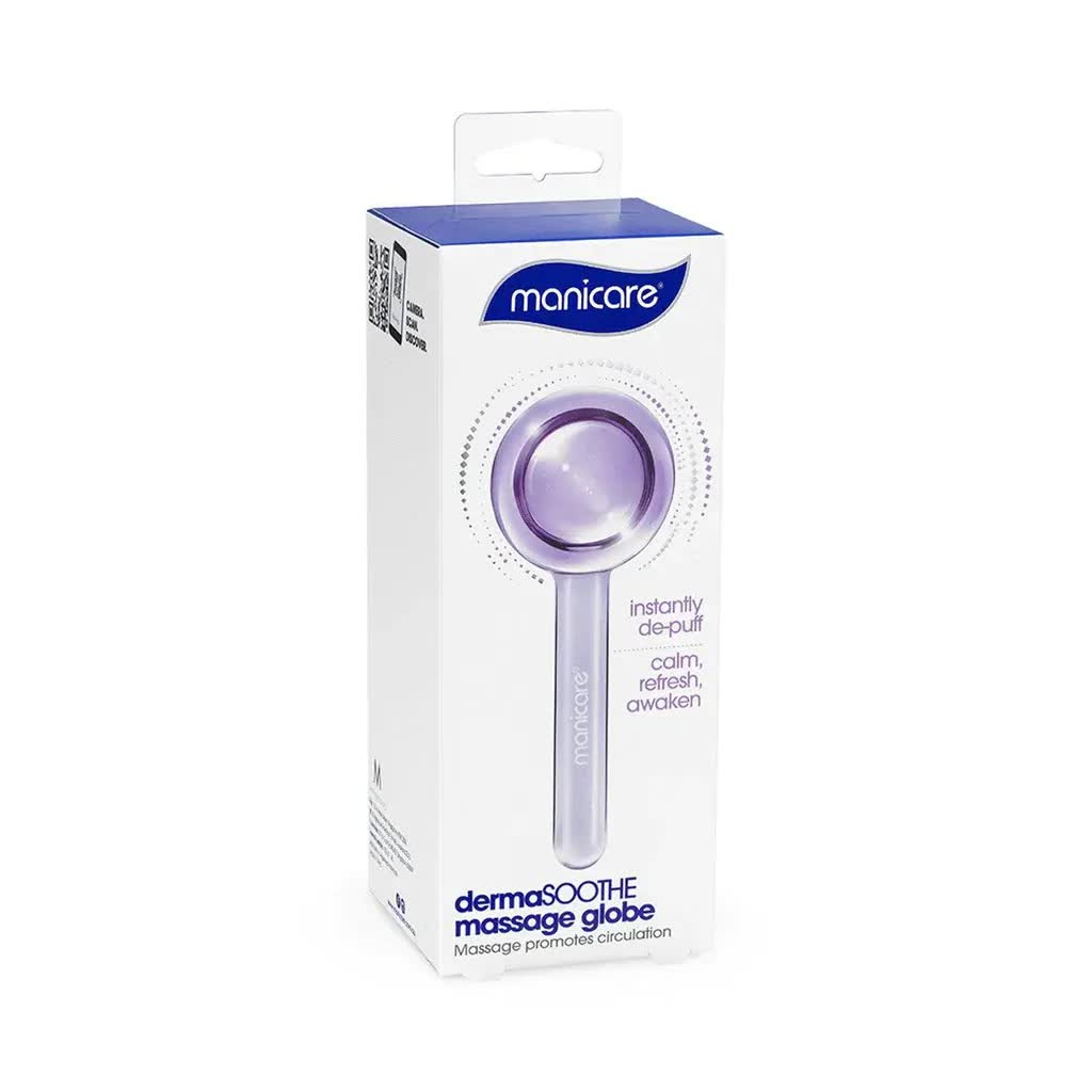 Manicare DermaSOOTHE Massage Globe - Calm Redness & Relieve Puffiness | Hot & Cold Compress Skincare Tool V563-9329221231125