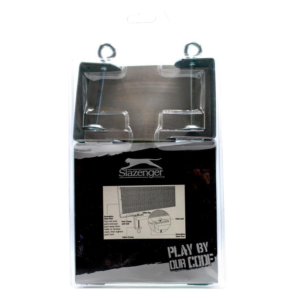 Slazenger Table Tennis Net & Post Set Kit Ping Pong Sports Rack V563-9332921010464