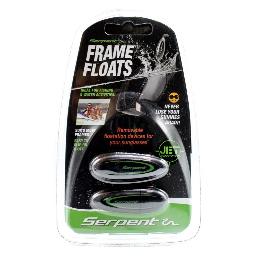 Serpent Frame Floats Removable Flotation Devices for Your Sunglasses V563-9332921055311