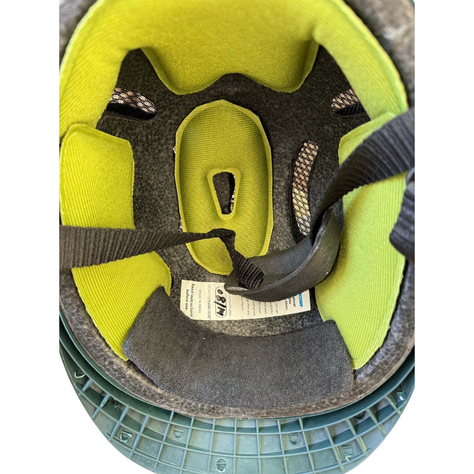 Spartan MC Gladiator Cricket Helmet - Medium Size - Green V563-9332921073629