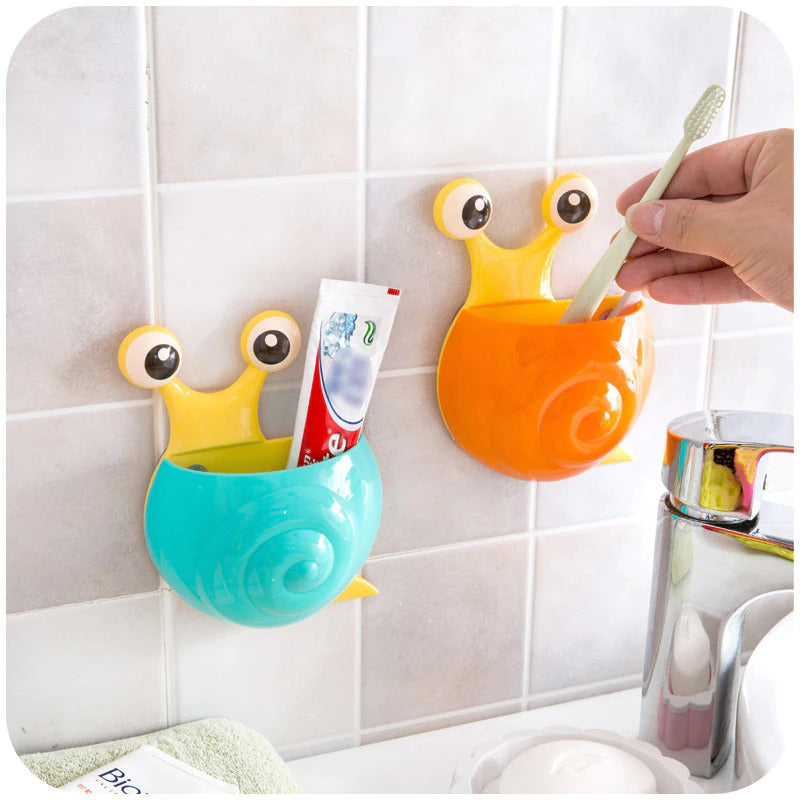 Happy Holders Toothbrush Holder Snail Bathroom Tooth Brush - Assorted Colours V563-9333022027061