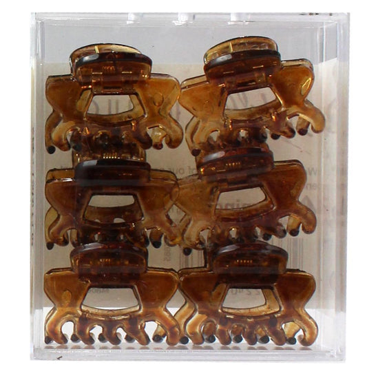 1 Pack of 6 Indulge Hair Claw Clip in Display Gift Box - Assorted Colours V563-9333022027665-1PCS