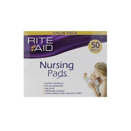 Rite Aid Nursing Pads 50 Pack Bulk Value V563-9334604001141