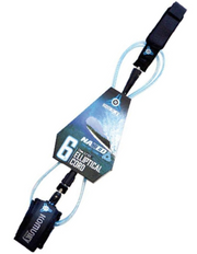 Komunity 6FT Naked Elliptical Cord Leash Surfboard Legrope Leash Surf Surfing Leg Rope V563-9348679003863