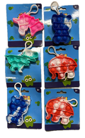 Push Bubble Pop It Fidget Keyring Squeeze Toy Sensory Silicone Stress Reliever V563-9355394028798