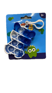 Push Bubble Pop It Fidget Keyring Squeeze Toy Sensory Silicone Stress Reliever V563-9355394028798