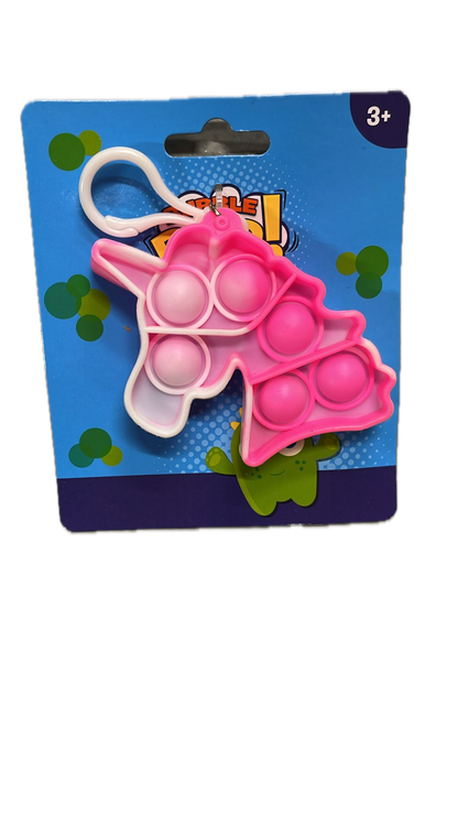 Push Bubble Pop It Fidget Keyring Squeeze Toy Sensory Silicone Stress Reliever V563-9355394028798