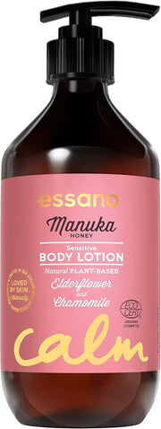 3x Essano 400ml Manuka Honey Sensitive Body Lotion Moisturiser V563-9421008703921-3PCS