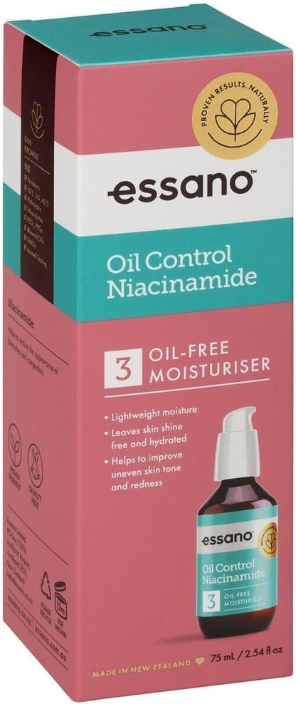 Essano Niacinamide Oil Control Face Moisturiser 75ml V563-9421008706465